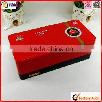 manufacturer customised gift packing food tin box whiskey