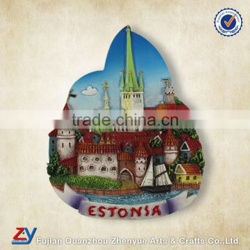 Handmade custom estonia souvenir magnet