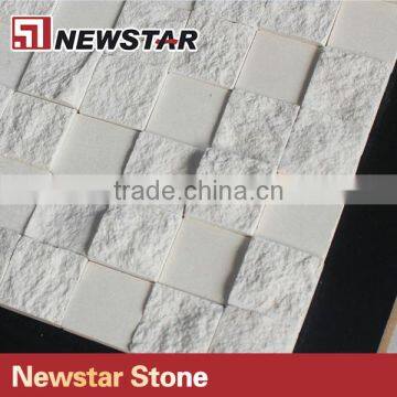 Beige Natural Stone Limestone Mosaic Tiles Tumbled photo-2