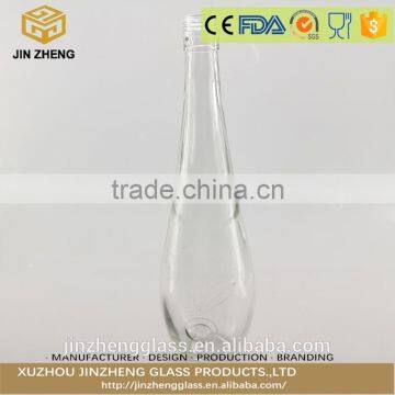 Machine Made Wedding Table Centerpieces Thin Longneck Beverage Bottle Juice Jar