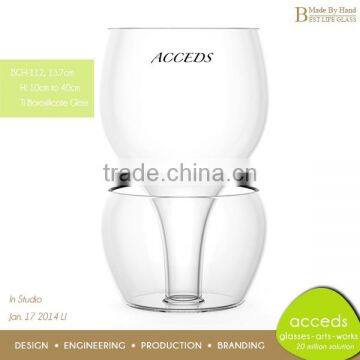 Latest Made In China Factory High Quality Borosilicate Glass Candle Holder photo-6