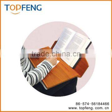 Wooden Lap desk with book holder/hands-free book holder