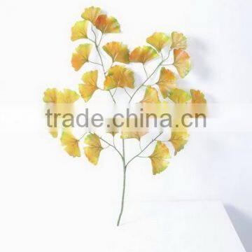 SJ071208 High Quality Cloth Tree Leave/christmas Tree Leaves/yellow Christmas Tree Leave photo-3