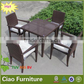 2016 New Design SGS Test Patio Outdoor Rattan Dining Table photo-4