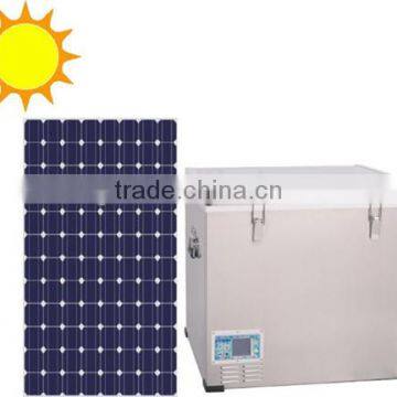 45L DC Compressor Single Cabinet Chest Freezer with Solar Power System