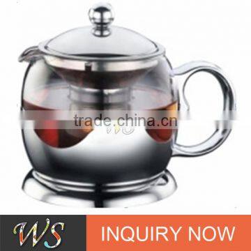bpa free high grade clear pyrex glass coffee & tea pot