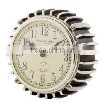 Aluminum metal fashion hanging wall clock for decoration
