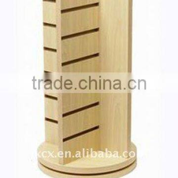 4 way counter top slatwall spinner rack
