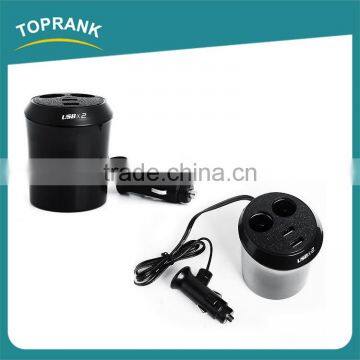 New Design DC 12V 2 Port Cigarette Lighter Splitter Adapter Dual Usb Charger Socket for Car photo-3