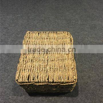 Wholesale Woven Square Custom Laundry Hemp Rope Basket photo-4