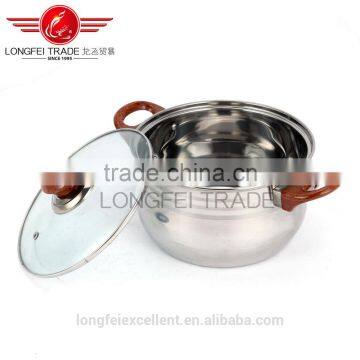 Heat Insulation Handle Stainless Steel Soup Pot Set/cooking Pot/camping Pot photo-3