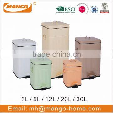 Oval Stainless Steel Garbage Can photo-6