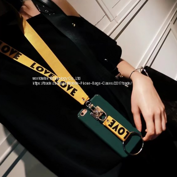 Plastic Hard Cell Phone Back Cover Shell Mobile Phone Cases for IPhone7/7Plus/6/6s/6plus/6splus Neck Lanyard Hang Rope photo-4