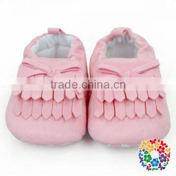 Wholesale 100% Handmade Suede Leather Baby Shoes Soft Sole Baby Moccasins photo-5