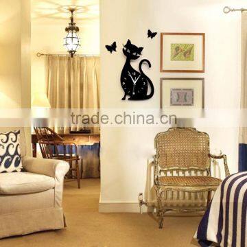 Decoration Acrylic Wall Clock ,Fashionable Red Acrylic Wall Clock photo-3