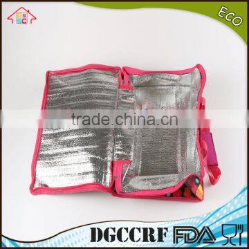 NBRSC SGS Certification Square Folding Insulated Lunch Bag With Zip Closure photo-3