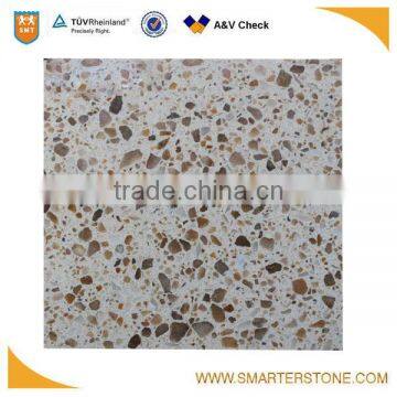 Factory customised artificial quartz stone yellow quartz stone