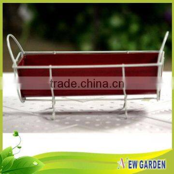 Excellent Design Creative Sturdy Novelty Garden Metal Plant Mesh Pot photo-2