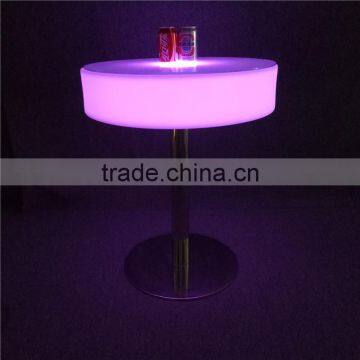 Commercial Bar Furniture Plastic LED Glowing Table With Different Sizes photo-3