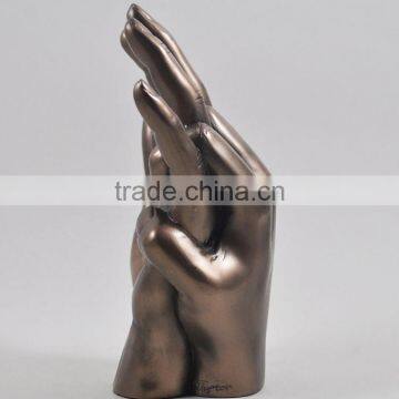 Art Deco Riproduzioni Metal Craf Holding Hand Sculpture for Sale photo-2
