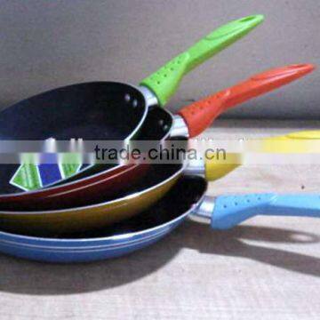 Colored Ceramic Aluminum Frying Pan