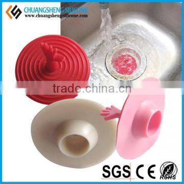 2016 Eco-friendly kitchen or bath drain plug, silicone closure plug for drain