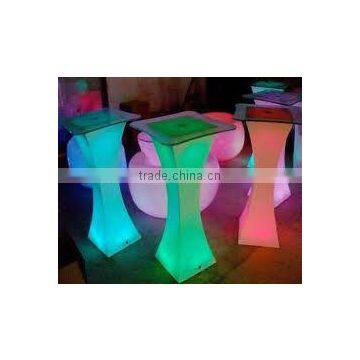 outdoor color bar table/color bar furniture light/outdoor bar tables cheap YM-LBT6666110