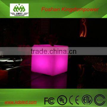 Plastic Battery Operated Led Chair Illuminated Glowing Square photo-2