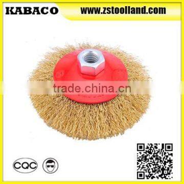 WIRE BEVEL BRUSHES BRASS COATED WIRE BRUSH