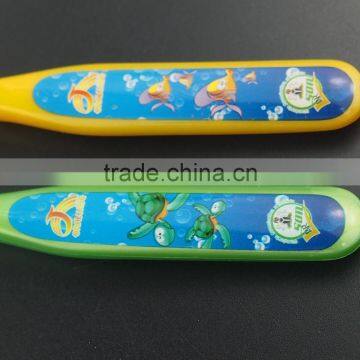 Artificial Teethbrush Purchase Market Slip Resistant Kids Rubber Soft Toothbrush photo-4