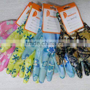 DDSAFETY 2017 China Wholesale Safety Gloves Nitrile Gloves Working Gloves photo-3