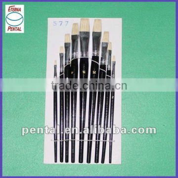 White Bristle Artist Paint Brush 577-9