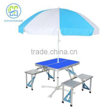 Yongkang new product high quality aluminium outdoor umbrella table