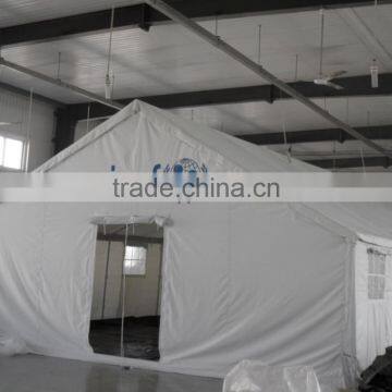 China manufactuer professional UN refugee tent unhcr relief tent export