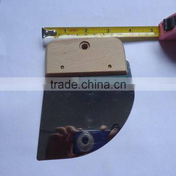 Stainless steel Round edge Putty knife with Wooden handle