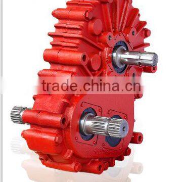 agricultural helical gearbox for grain transportation