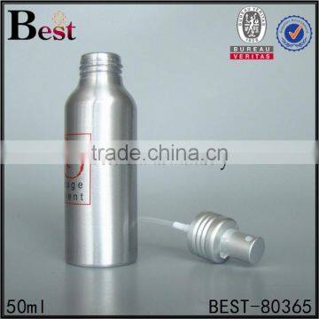 50ml Aluminum Bottle Silver Aluminum Spray Bottle for Cosmetic Water Toner Perfume China Suppliers photo-3