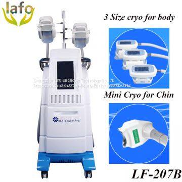 4 handle cryolipolysis fat freezing slimming machine for fat removal