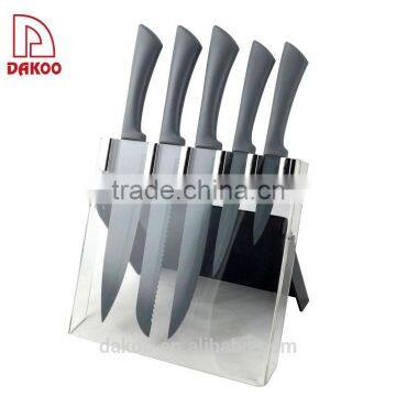 Non-stick Coated Stainless Steel Kitchen 5Pcs Knife Set