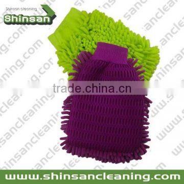 S04.20 Microfiber Chenille Car Cleaning Mitt /Chenille Microfiber Car Wash Mitt/car wash microfiber chenille mitt