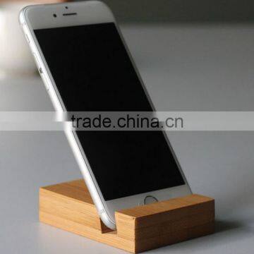 Bamboo Stand Dock Holder for cell phone/bamboo phone display rack
