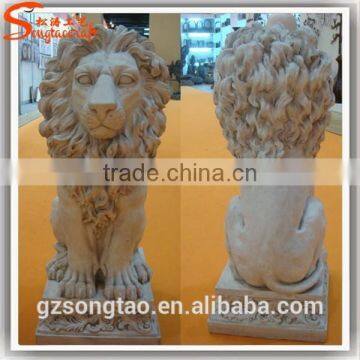 Latest Design Artificial Aniaml Statue Large Garden Fiberglass Artificial Saute photo-3