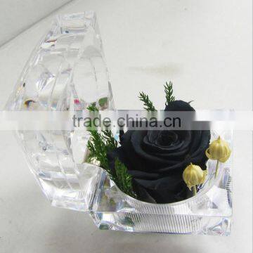 Cheap Artificial Single Preserved Rose Flower Wedding Decoration photo-3