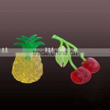 Plastic air freshener of pineapple shape, cherry shape with 2015 new fruit shaped