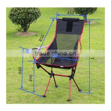 Outdoor personalized back support beach and garden folding chair