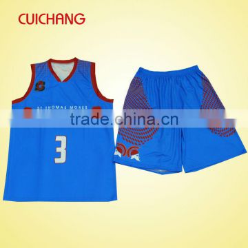 Create basketball jersey&new style basketball jersey&women basketball uniform cc-207