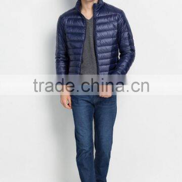 Men Winter Ultra Light Thin Down Feather Jacket