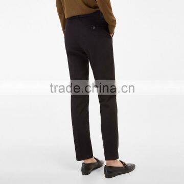 Ladies Wool Pants Winter Working High-waisted Trousers for Women photo-2