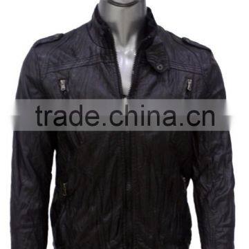 ALIKE man leather jacket old style jacket