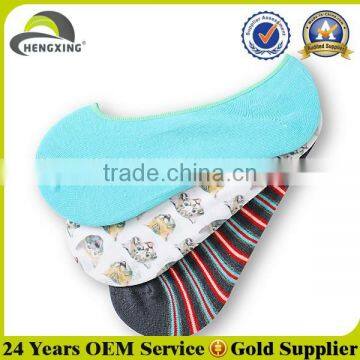 Wholesale Cheap Custom Girls No Heel Socks